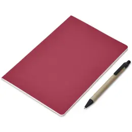 Okiyo Hotai Notebook & Pen Set Red